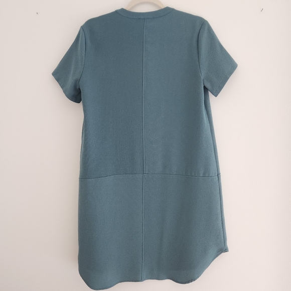 Lush Split Neck Crepe Dress - Picture 6 of 7